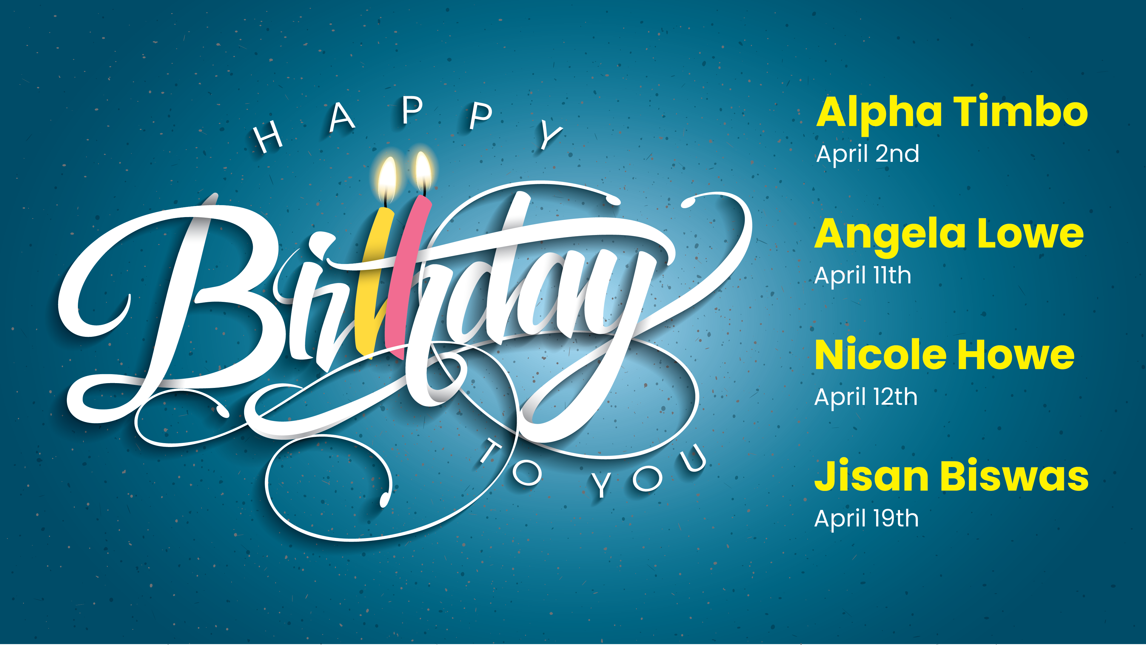 April Brithday