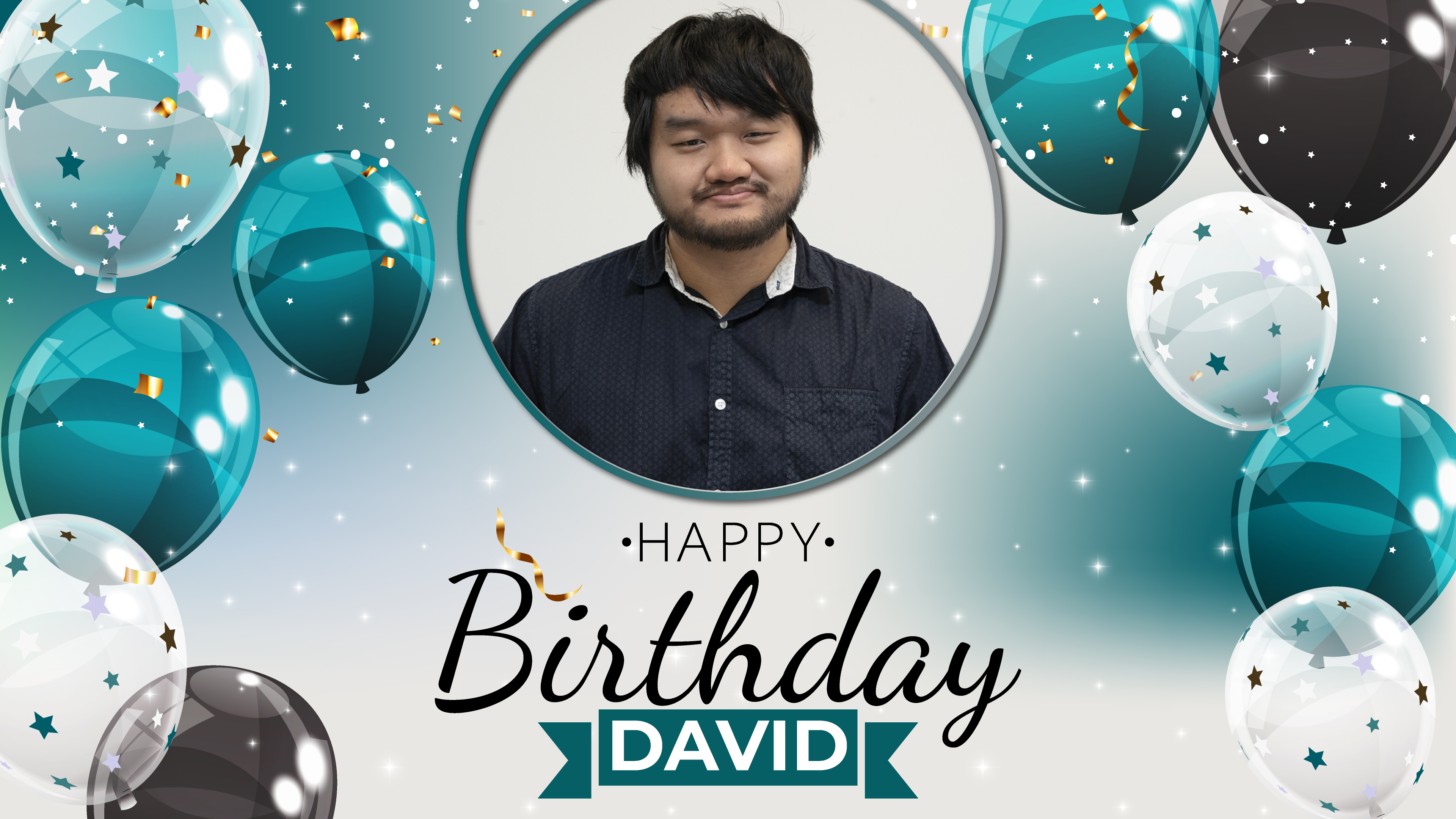 David's Birthday Banner