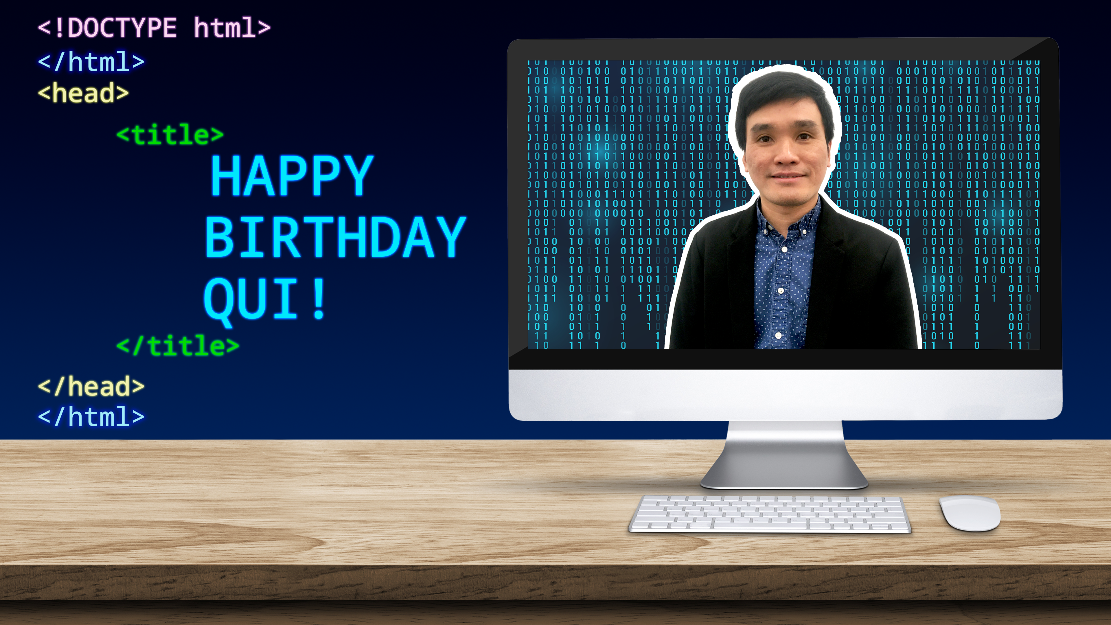Qui Birthday Banner
